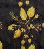 Grey Floral Velvet 16 x 16 Inches Cushion Cover