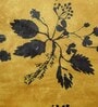 Yellow Floral Velvet 16 x 16 Inches Cushion Cover