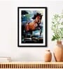 Running Horse Multicolour Vinyl Painting