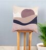 Multi Woven Jacquard Abstract 18X18 Inches Cushion Cover
