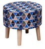 Multiangle Fabric Seating Stool in Multi Colour