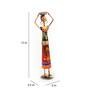 Multiclolour Iron Rural Lady Set Of 3