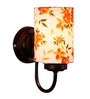 Multicolor  cotton wall mounted lamp with Black Base