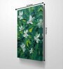 Multicolor  Green & White Flowers  Portrait Painting