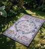 Multicolor Silk 5 X 3 Feet Abstract  Rectangle Carpet
