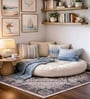 Multicolor Silk 5 X 3 Feet Abstract  Rectangle Carpet