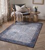 Multicolor Silk 5 X 3 Feet Abstract  Rectangle Carpet