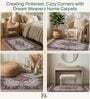 Multicolor Silk 5 X 3 Feet Abstract  Rectangle Carpet