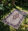 Multicolor Silk 5 X 3 Feet Abstract  Rectangle Carpet