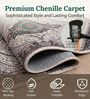 Multicolor Silk 5 X 3 Feet Abstract  Rectangle Carpet