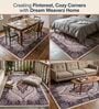 Multicolor Silk 6 X 4 Feet Abstract  Rectangle Carpet