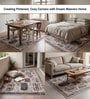Multicolor Silk 6 X 4 Feet Abstract  Rectangle Carpet