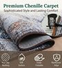 Multicolor Silk 6 X 4 Feet Abstract  Rectangle Carpet