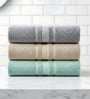 Multicolor Soft Cotton 500 GSM Solid Bath Towel Pack Of 3