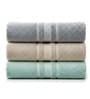 Multicolor Soft Cotton 500 GSM Solid Bath Towel Pack Of 3