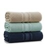 Multicolor Soft Cotton 500 GSM Solid Bath Towel Pack Of 3