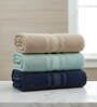 Multicolor Soft Cotton 500 GSM Solid Bath Towel Pack Of 3
