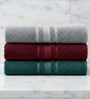 Multicolor Soft Cotton 500 GSM Solid Bath Towel Pack Of 3