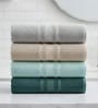 Multicolor Soft Cotton 500 GSM Solid Bath Towel Pack Of 4