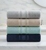 Multicolor Soft Cotton 500 GSM Solid Bath Towel Pack Of 4