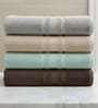 Multicolor Soft Cotton 500 GSM Solid Bath Towel Pack Of 4