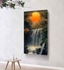 Multicolor  Sunset Waterfall Gallery  Portrait Painting