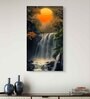 Multicolor  Sunset Waterfall Gallery  Portrait Painting