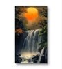 Multicolor  Sunset Waterfall Gallery  Portrait Painting