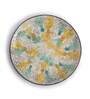 Dane 10.5 Inch White & Yellow Ceramic Dinner Plate