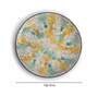 Dane 10.5 Inch White & Yellow Ceramic Dinner Plate