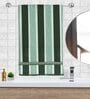 Green 100 % Cotton Patterned 220 GSM Bath Towel