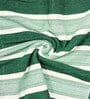 Green 100 % Cotton Patterned 220 GSM Bath Towels (set of 3)