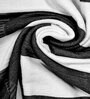 Black 100 % Cotton Patterned 220 GSM Bath Towels (set of 3)