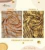 Multicolor 100% Cotton Patterned 220 GSM Bath Towels (set of 2)