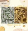 Multicolor 100% Cotton Patterned 220 GSM Bath Towels (set of 2)