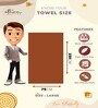 Multicolor 100% Cotton Patterned 220 GSM Bath Towels (set of 2)