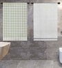 Multicolor 100% Cotton Patterned 220 GSM Bath Towels (set of 2)