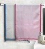 Multicolor 100% Cotton Solid 220 GSM Towels (Set of 2)