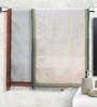 Multicolor 100% Cotton Solid 220 GSM Towels (Set of 2)