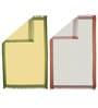 Multicolor 100% Cotton Solid 220 GSM Towels (Set of 2)