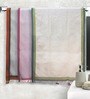 Multicolor 100% Cotton Solid 220 GSM Towels (set of 3)