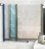 Multicolor 100% Cotton Solid 220 GSM Towels (set of 3)