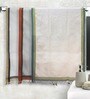 Multicolor 100% Cotton Solid 220 GSM Towels (set of 3)