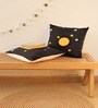 Multicolor 100% Cotton Abstract 16x16 inches Cushion Covers (Set of 2)