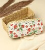Red & White Seagrass Solid 10.24 x 4.72 Inches Storage Basket