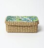 Green Seagrass Solid 10.24 x 4.72 Inches Storage Basket