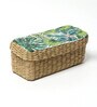 Green Seagrass Solid 10.24 x 4.72 Inches Storage Basket