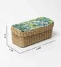 Green Seagrass Solid 10.24 x 4.72 Inches Storage Basket