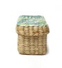 Green Seagrass Solid 10.24 x 4.72 Inches Storage Basket