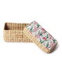 Multicolor  Seagrass Solid 10.24 x 5.91 Inches Storage Basket